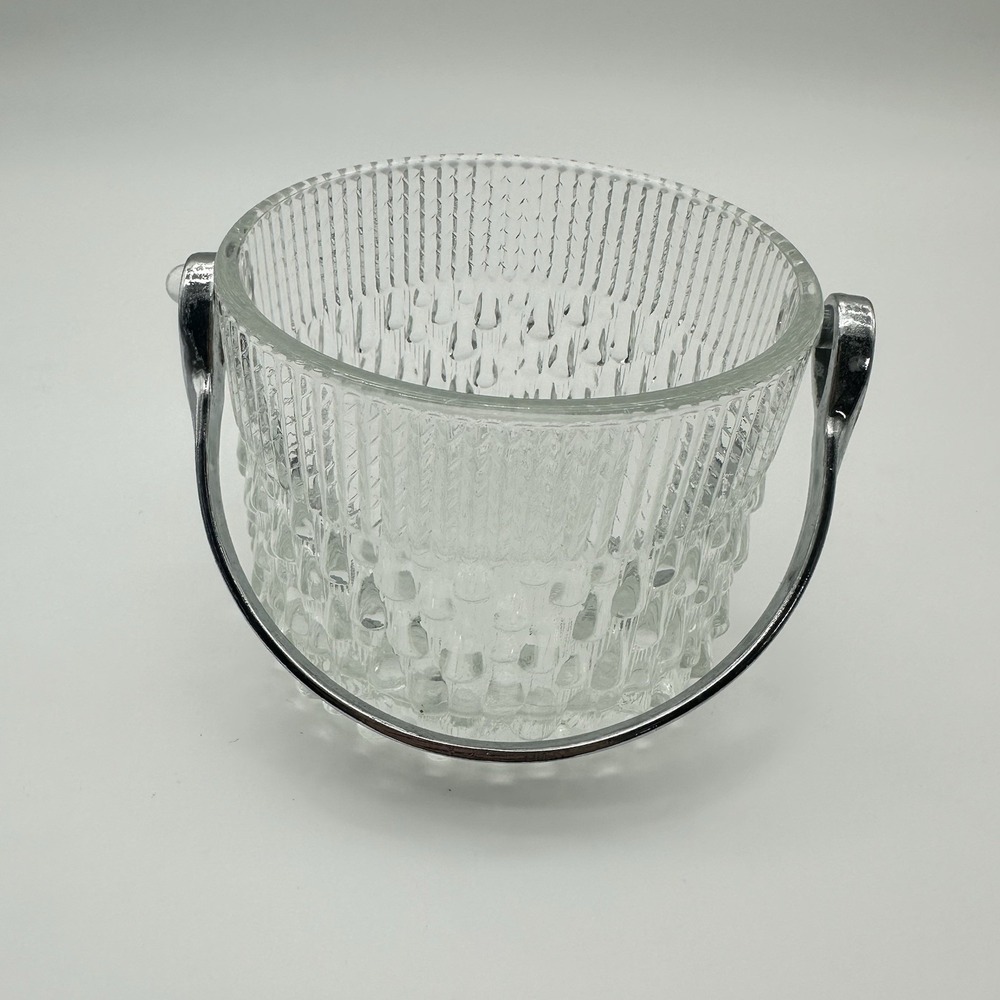 Teardrop Ice Bucket With Silver‎ Metal Handle Exclusively For Teleflora France